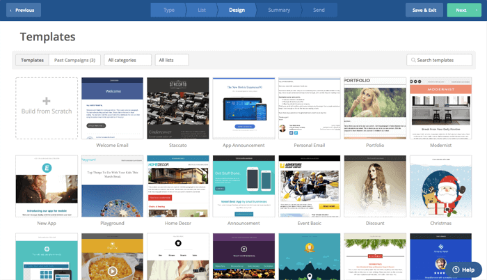 ActiveCampaign email template visual