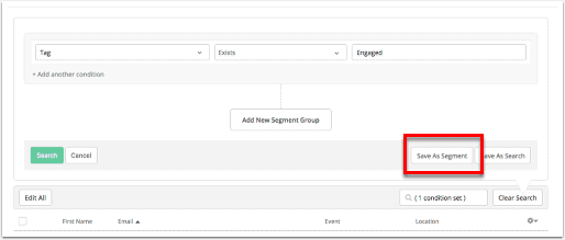 ActiveCampaign segmenteren visual