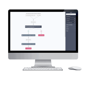 Automation editor op desktop beeldscherm